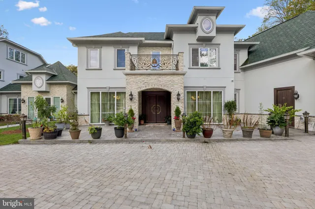 a view of a house with a patio