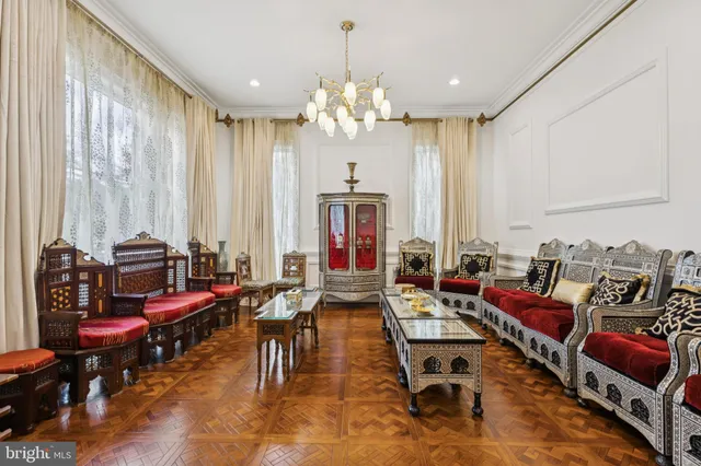 a room with window and furniture