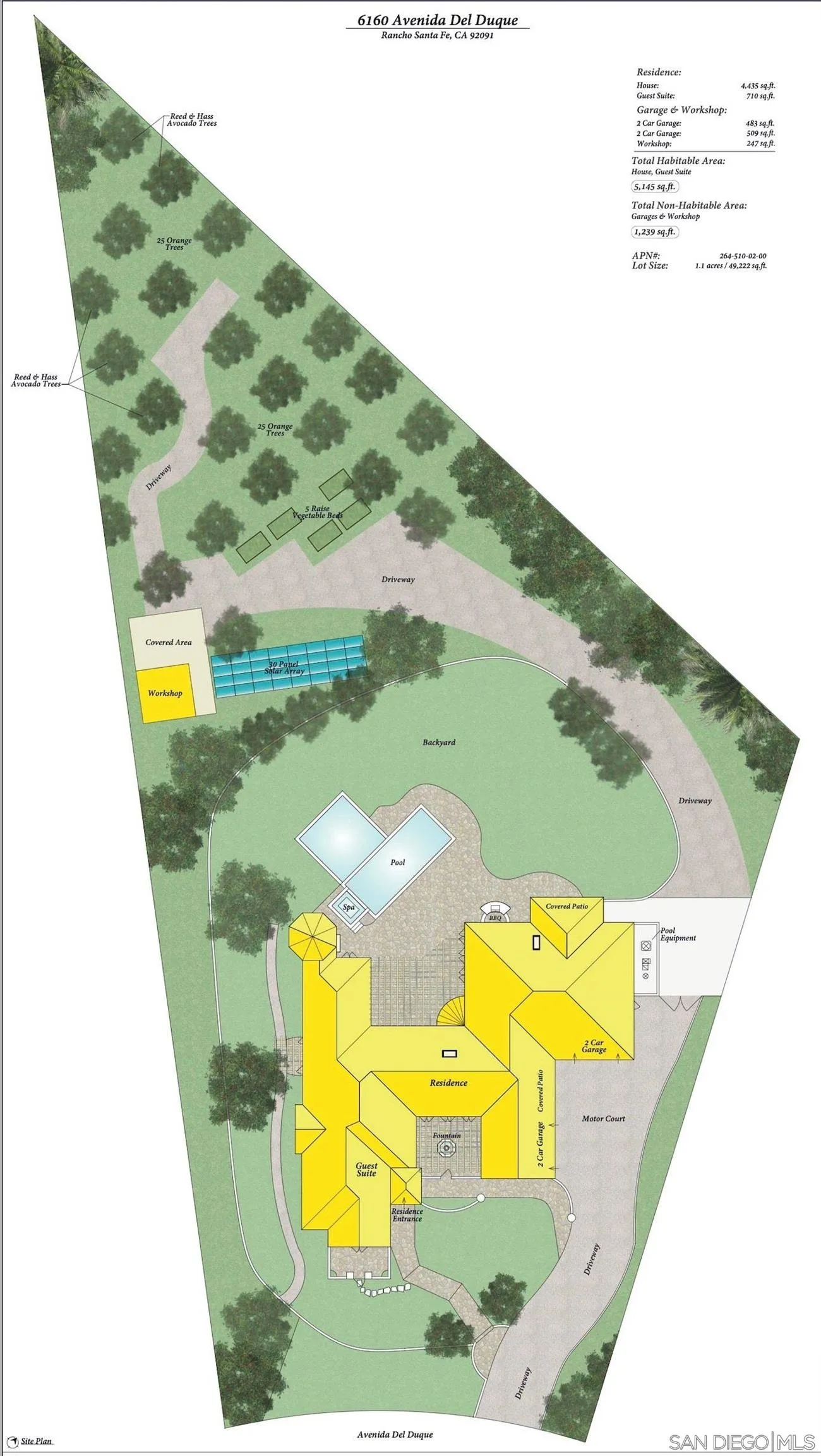 6160 Avenida Del Duque Rancho Santa Fe, CA 92091 - Photo 34 of 41