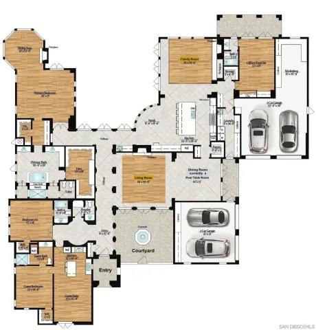 $4,495,000 | 6160 Avenida Del Duque, Rancho Santa Fe, CA 92091