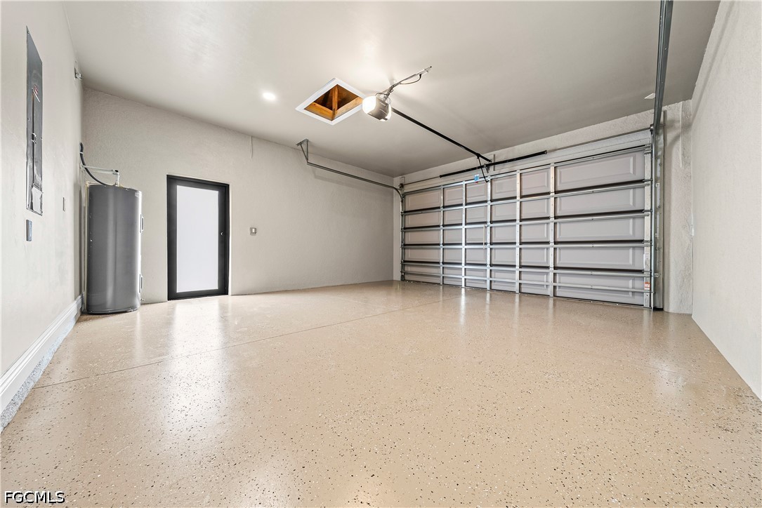 2919 9th Street Southwest Lehigh Acres, FL 33976 - Photo 17 of 29 a view of a garage