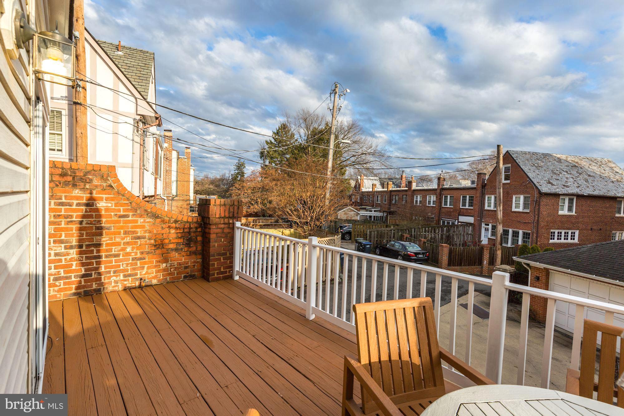 4480 Reservoir Road Northwest Washington, DC 20007 - Photo 17 of 42 Private Deck