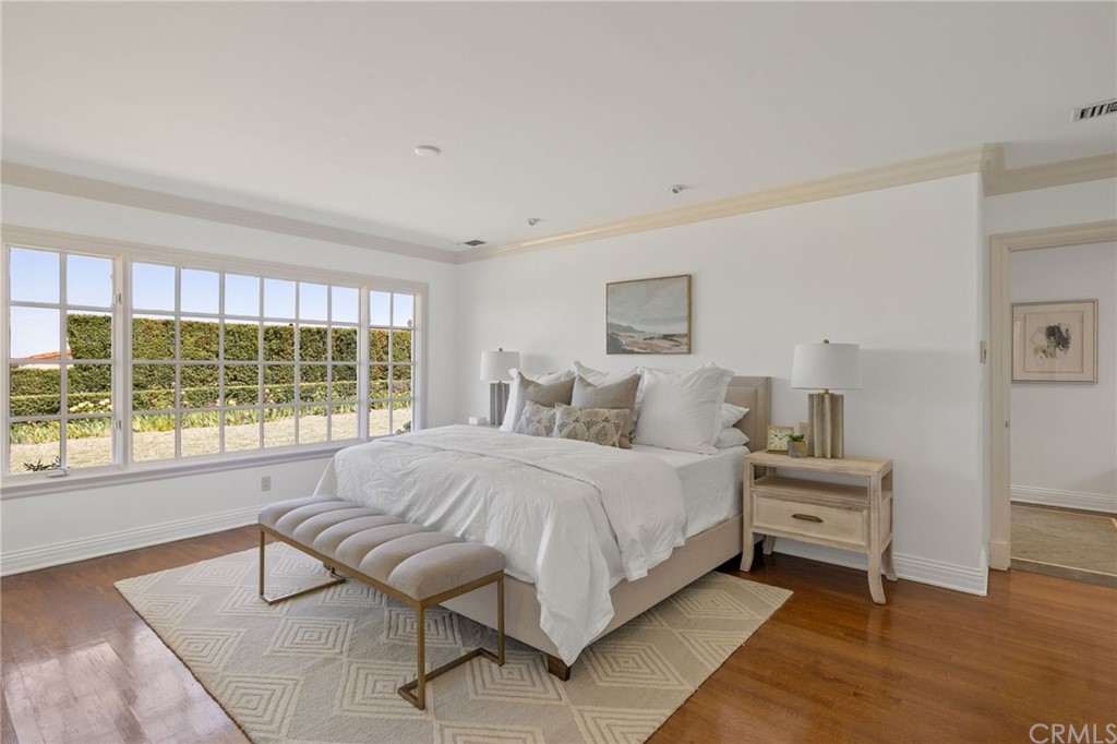 1300 Granvia Altamira Palos Verdes Estates, CA 90274 - Photo 29 of 60 a bedroom with a bed and a large window