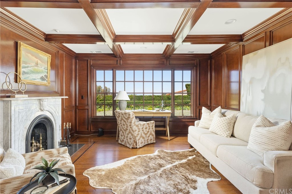 1300 Granvia Altamira Palos Verdes Estates, CA 90274 - Photo 35 of 60 a living room with furniture fireplace and a large window