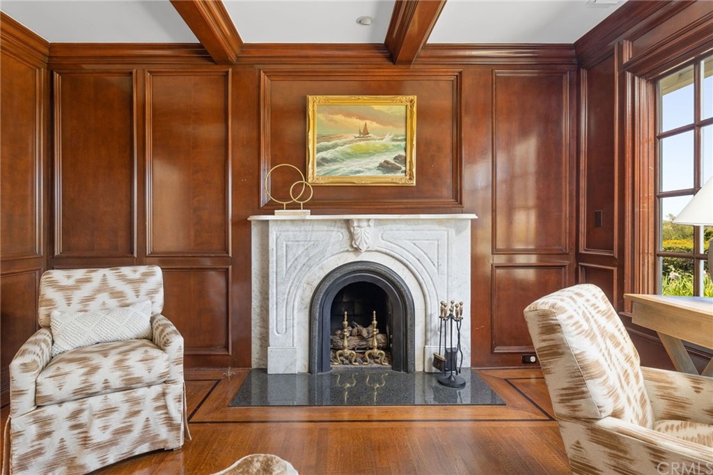 1300 Granvia Altamira Palos Verdes Estates, CA 90274 - Photo 36 of 60 a living room with furniture and a fireplace