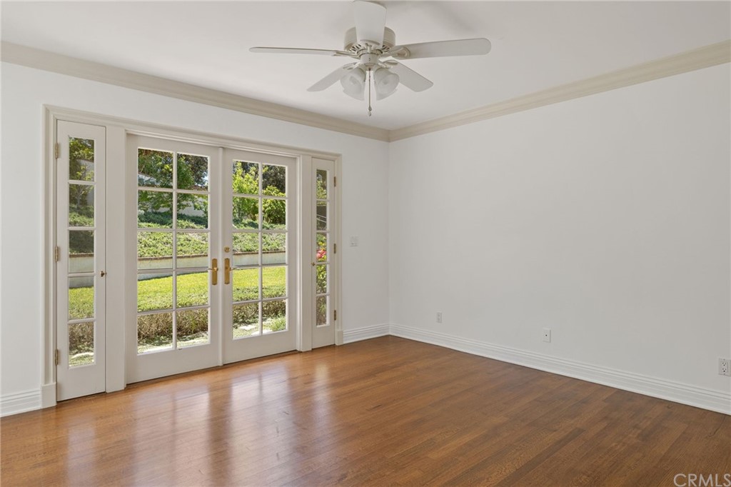 1300 Granvia Altamira Palos Verdes Estates, CA 90274 - Photo 38 of 60 a view of an empty room with a window and wooden floor