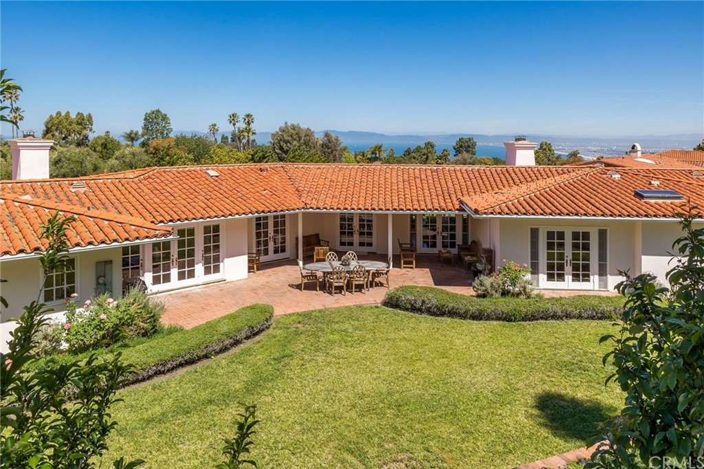 1300 Granvia Altamira Palos Verdes Estates, CA 90274 - Photo 55 of 60 a front view of house with yard and seating area