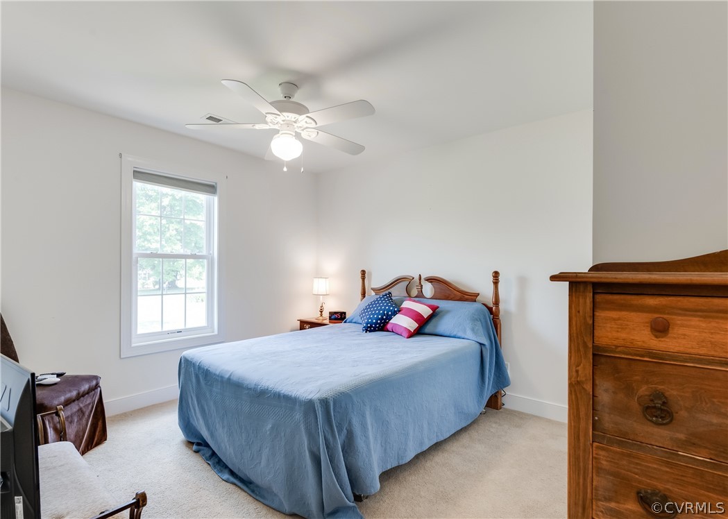 540 Clayville Road Powhatan, VA 23139 - Photo 16 of 42 A third spacious bedroom also with a ceiling fan.