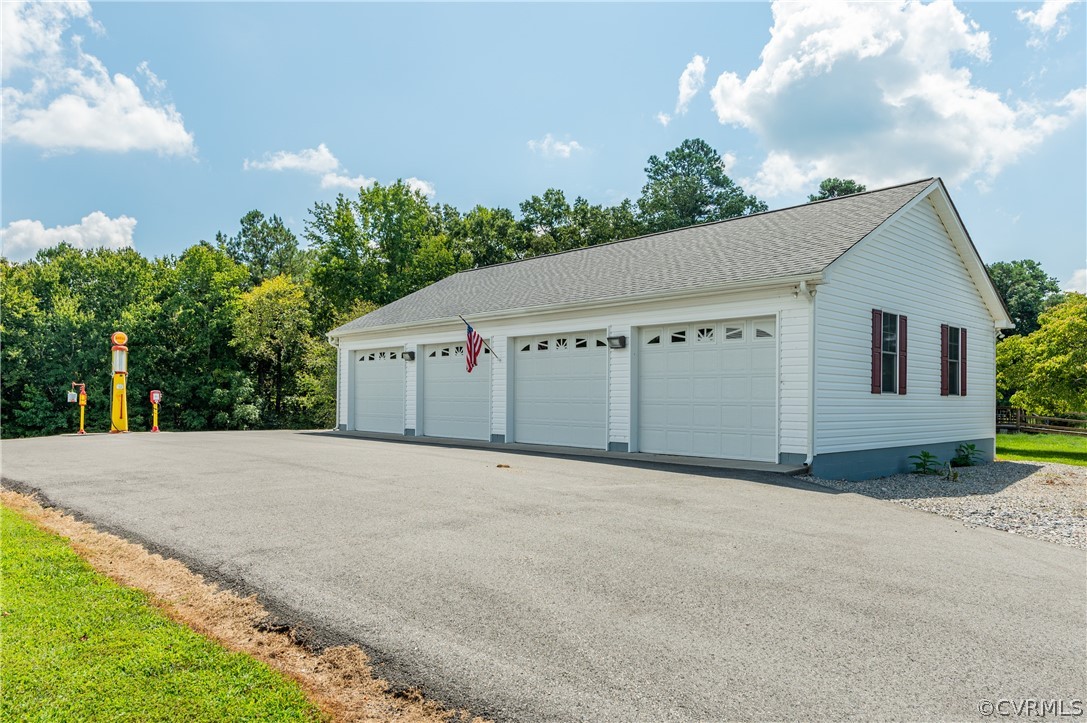 540 Clayville Road Powhatan, VA 23139 - Photo 26 of 42 Garage has it's own driveway.
