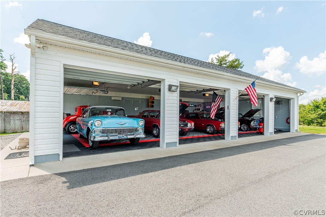 540 Clayville Road Powhatan, VA 23139 - Photo 28 of 42 Car lovers dream garage! Fully conditioned, ceili