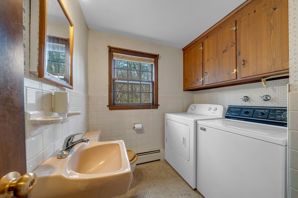 449 Summer Street North Andover, MA 01845 - Photo 11 of 26 a utility room with dryer and washer