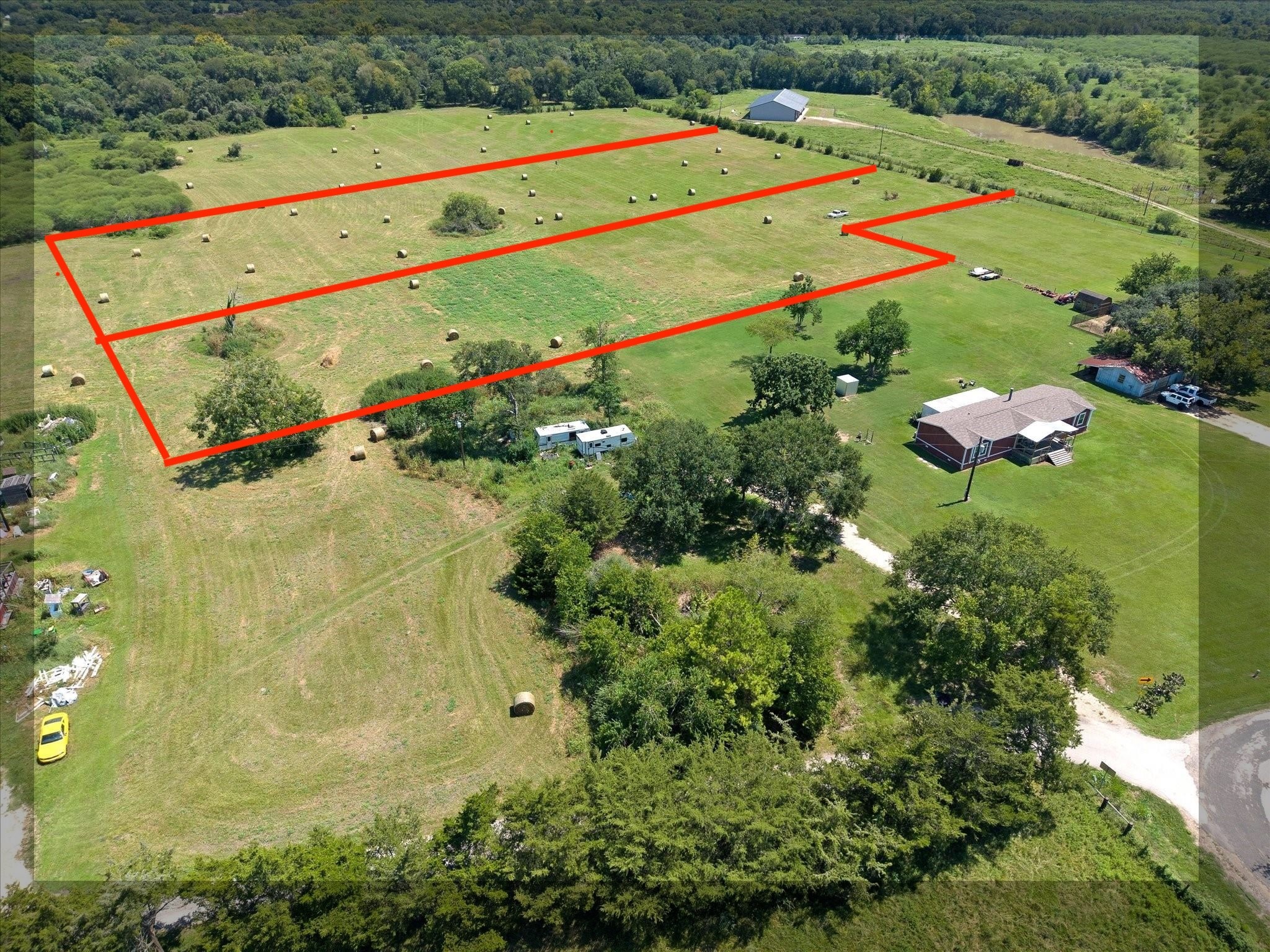 1 Klaus Lane Pattison, TX 77423 - Photo 3 of 12 an aerial view of a tennis ground and a houses