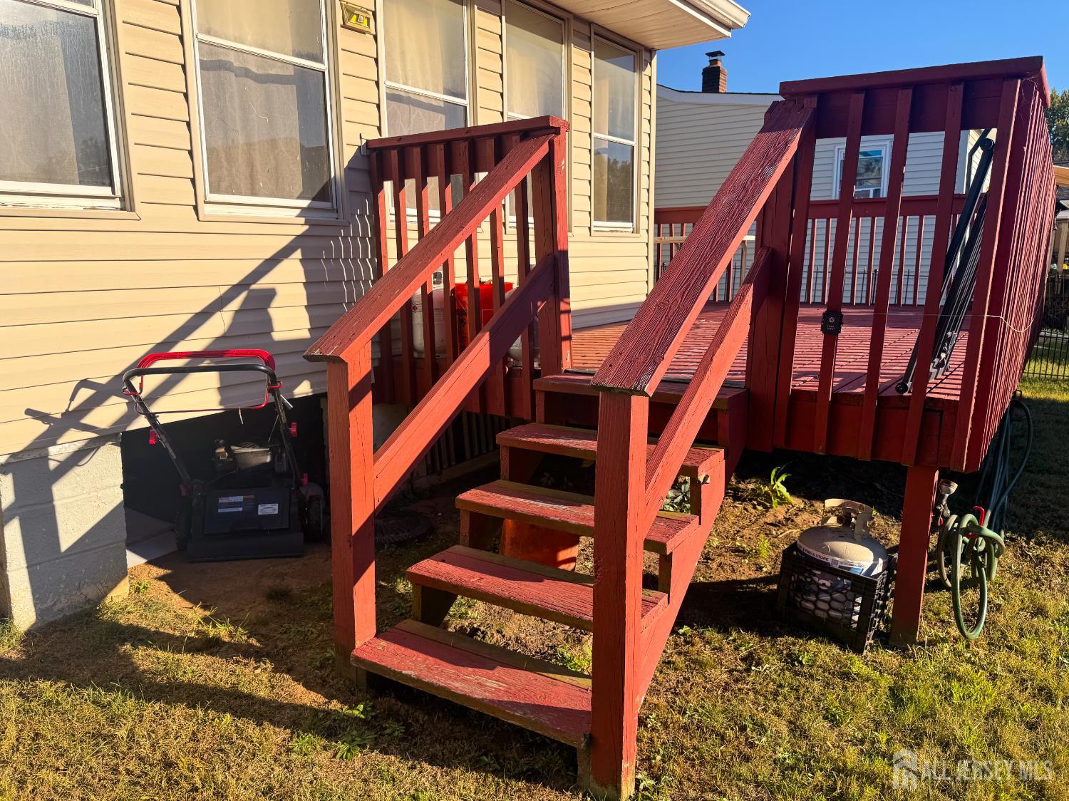 121 1st Street Middlesex, NJ 08846 - Photo 11 of 34 a view of an wooden staircase