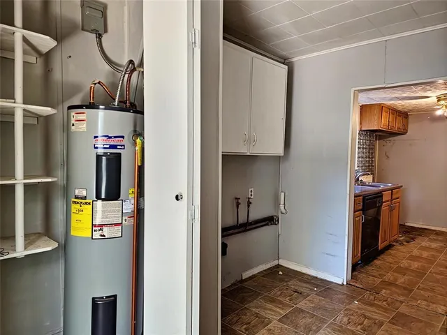 a view of storage and utility room