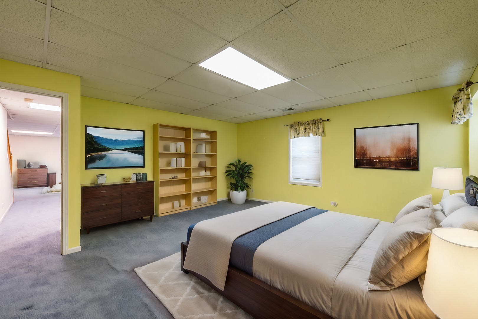 1146 Edgewater Lane Antioch, IL 60002 - Photo 17 of 23 a bedroom with a bed and a couch