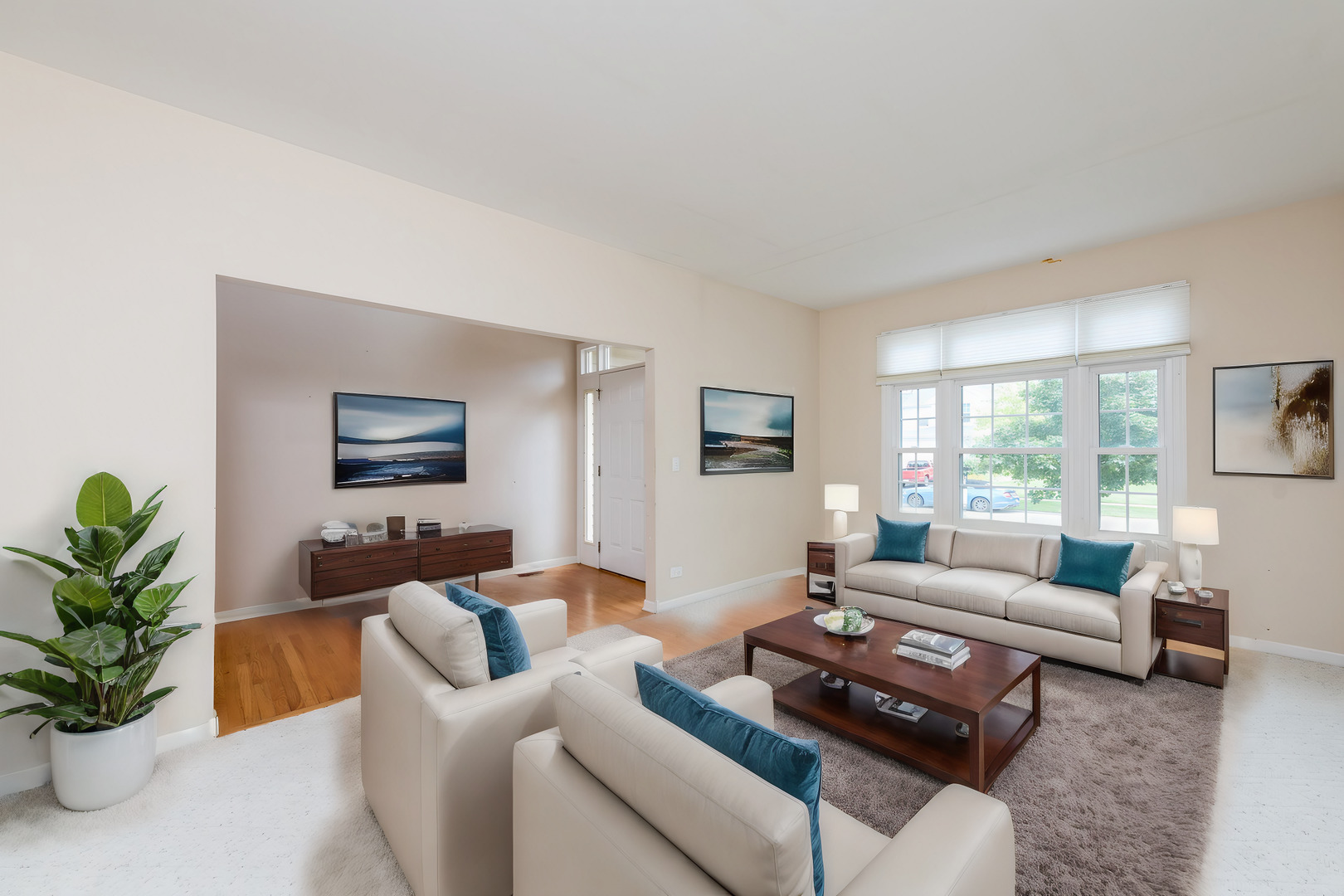 1146 Edgewater Lane Antioch, IL 60002 - Photo 9 of 23 a living room with furniture and a large window