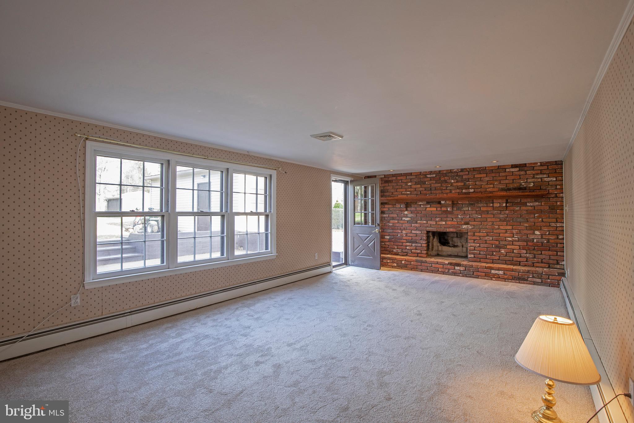 Family Room with outside patio entrance