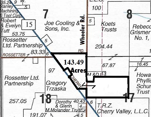 143-acre Wheeler Road Cherry Valley, IL 61016 - Photo 1 of 3