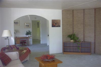 100 Yosemite Road, Unit 100 San Rafael, CA 94903 - Photo 3 of 5 a living room with furniture and a fireplace