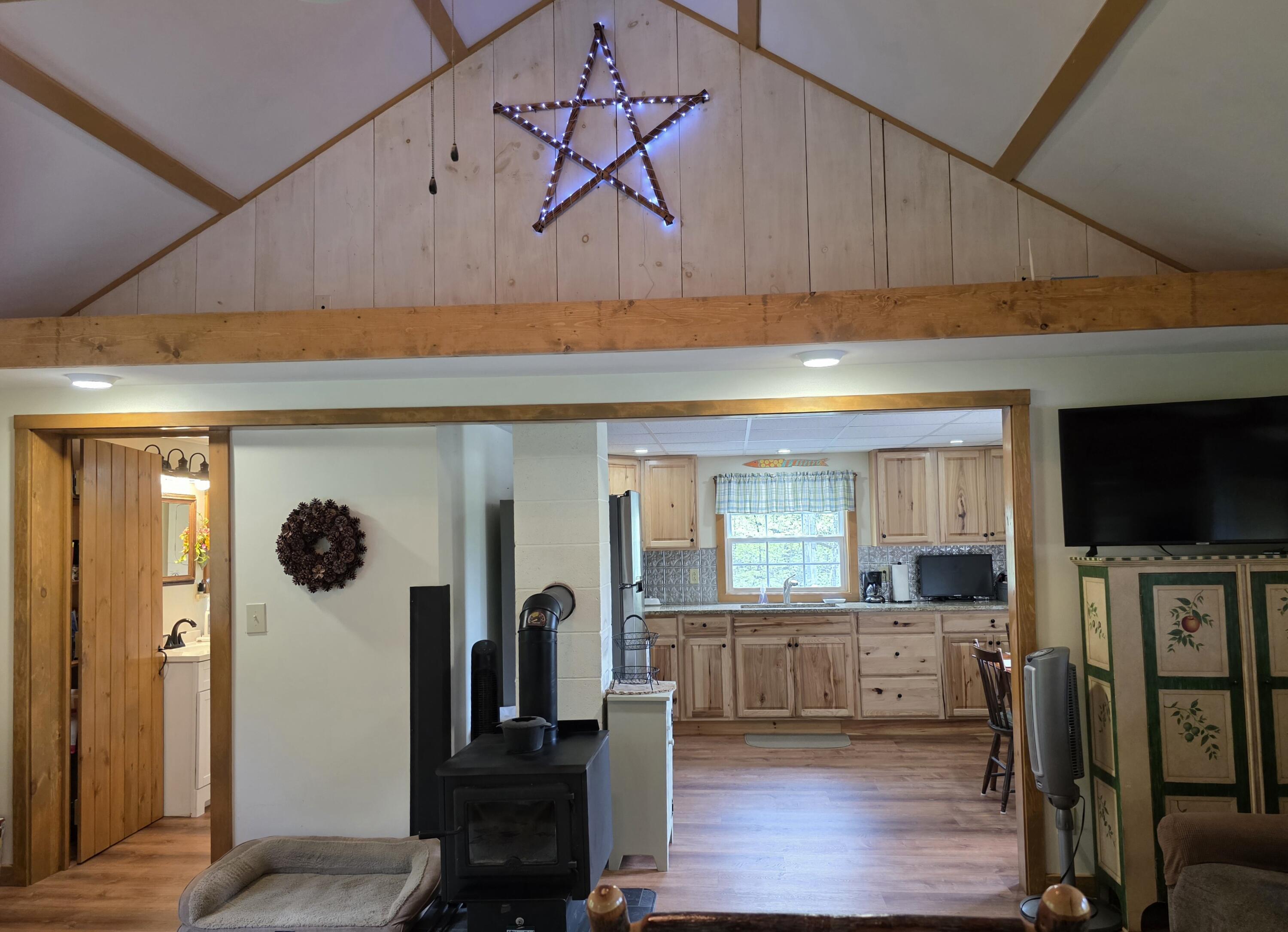 25 Oak Ridge Road Shirley Mills, ME 04485 - Photo 24 of 43 View from LV RM to Kitchen