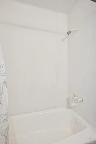 a close up of a bathtub