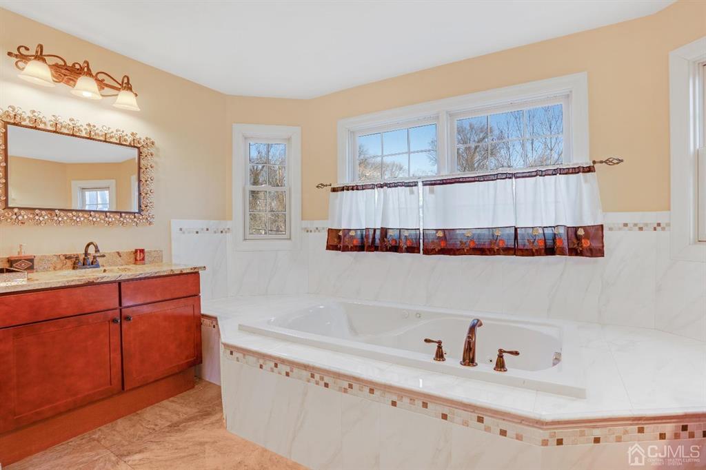 14 Harding Avenue Edison, NJ 08820 - Photo 25 of 41 a bathroom with a tub a sink and a potted plant