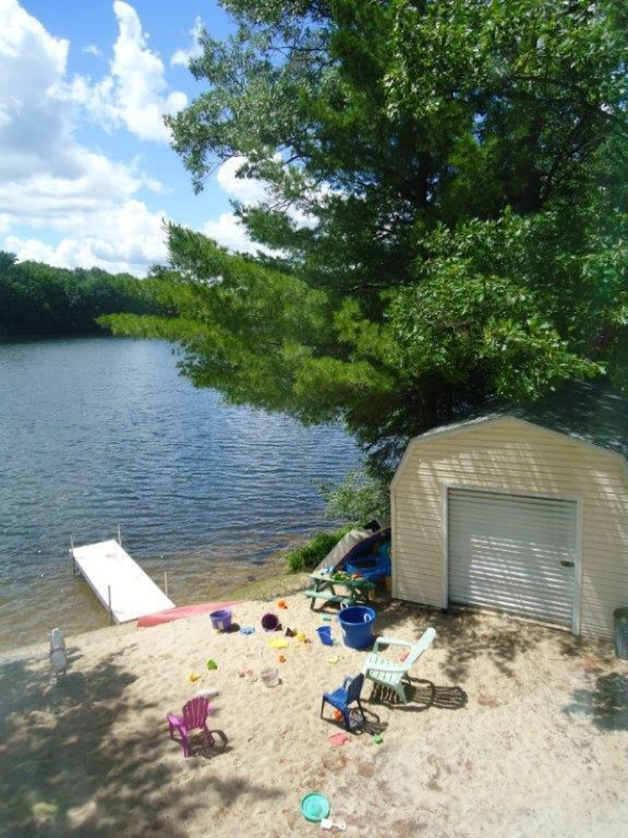 500 McLachlan Point Road Evart, MI 49631 - Photo 24 of 29 Beach Area w Shed