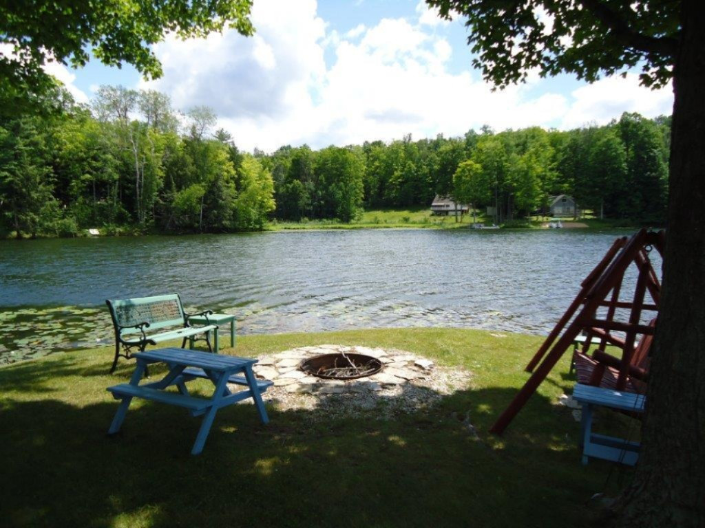 500 McLachlan Point Road Evart, MI 49631 - Photo 27 of 29 Lake View w Fire Pit