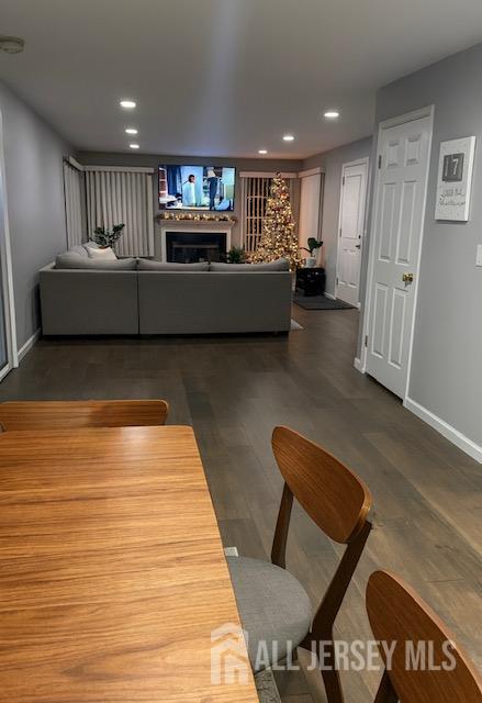 340 Bowler Court Piscataway, NJ 08854 - Photo 7 of 16 a living room with furniture and a flat screen tv