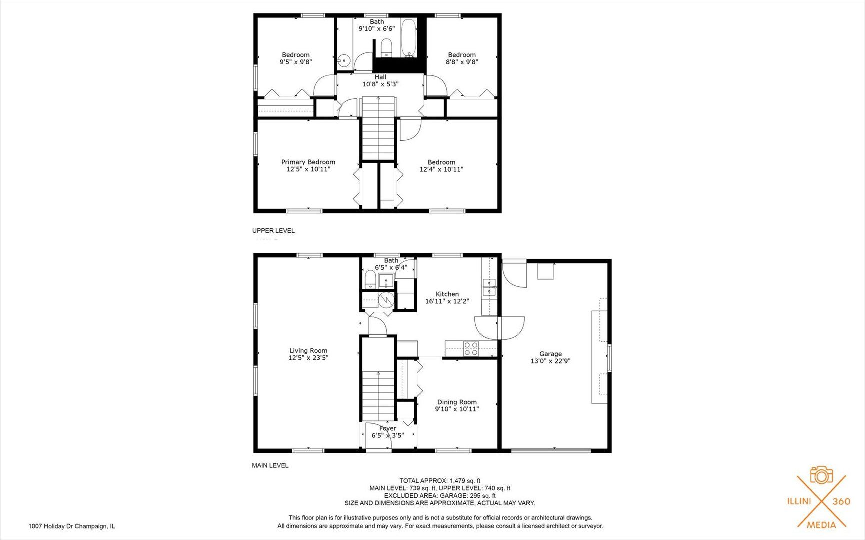 1007 Holiday Drive Champaign, IL 61821 - Photo 36 of 36 a picture of floor plan
