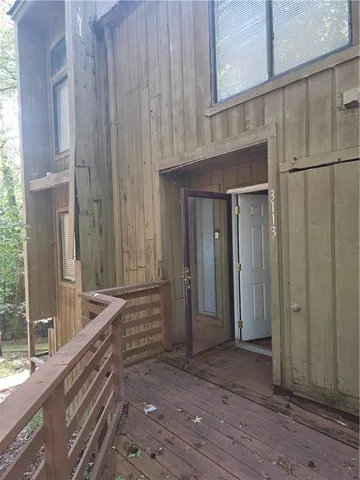 a view of an entryway with staircase