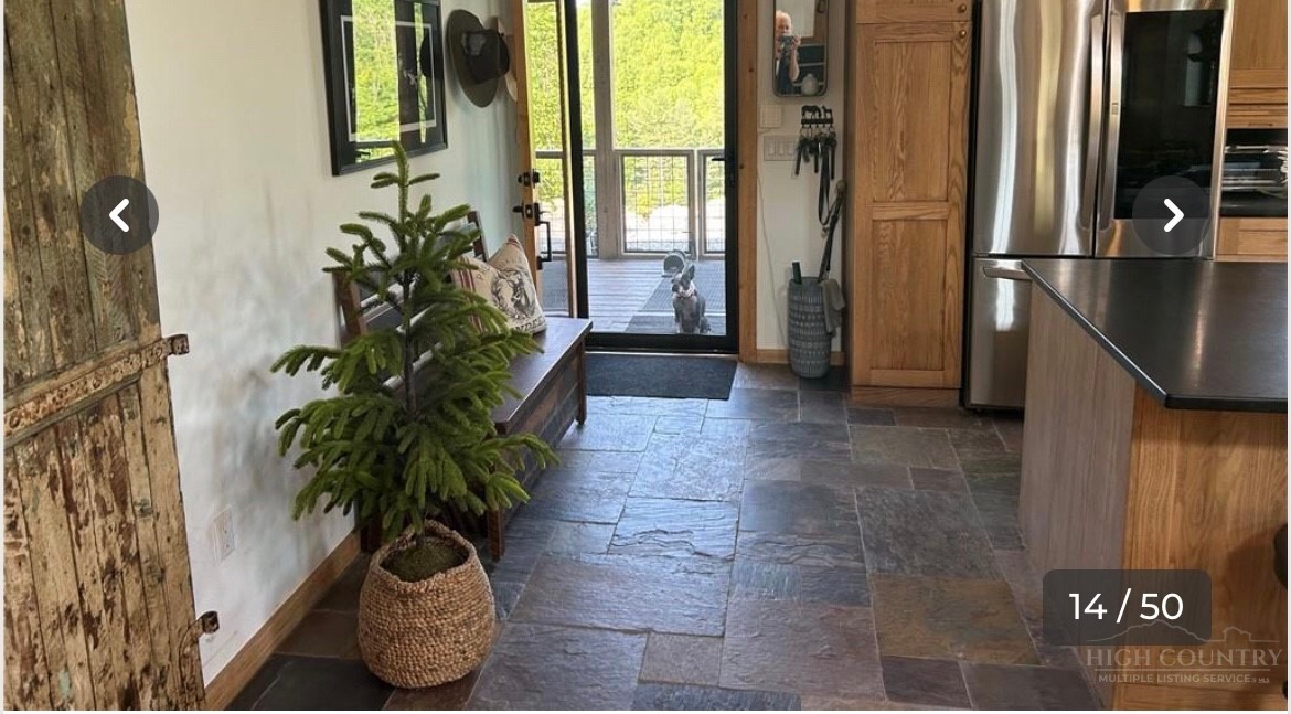 509 Grant Houck Road Todd, NC 28684 - Photo 14 of 43 a potted plant in front of a door
