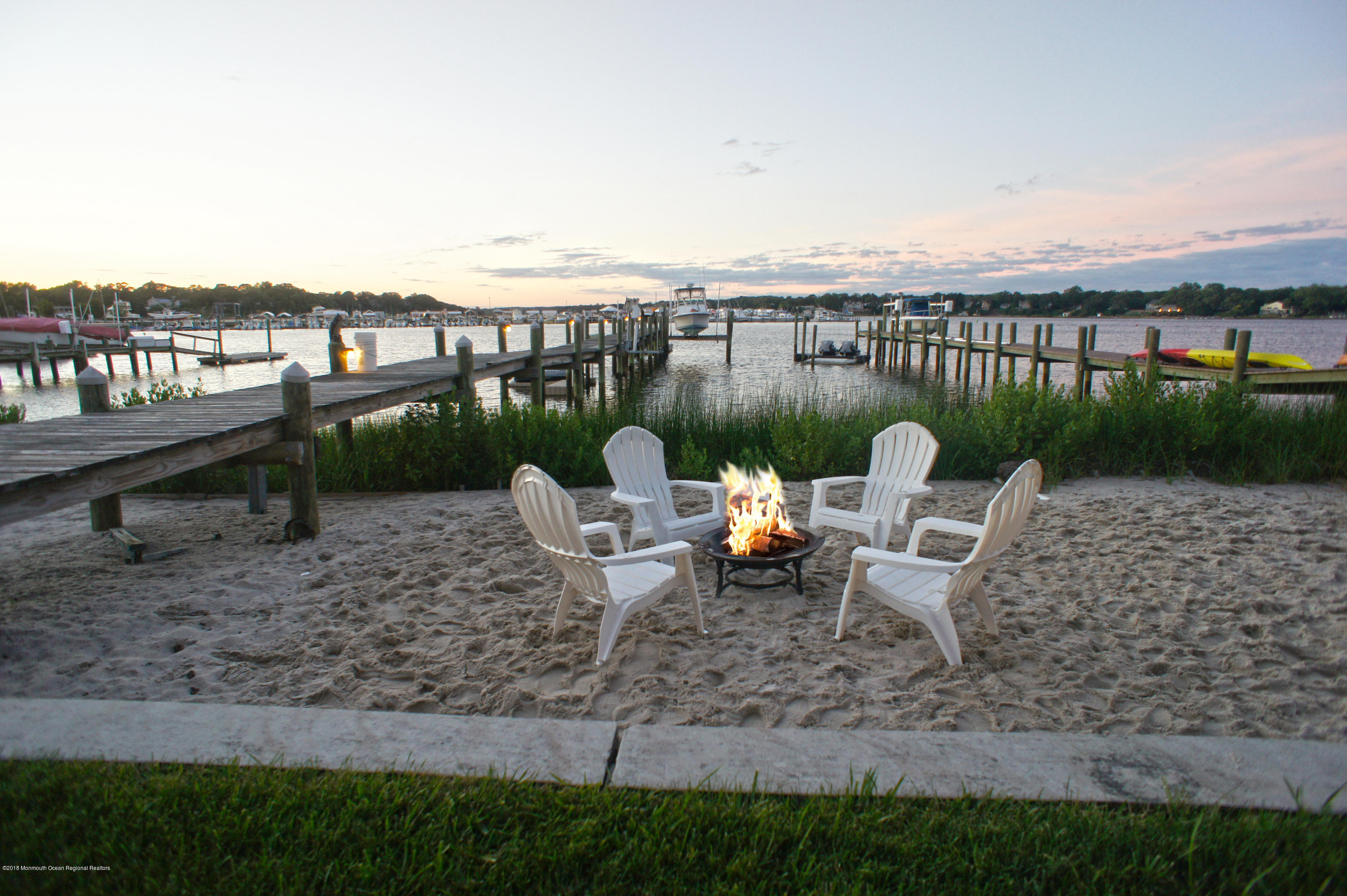 175 Riverside Drive North Brick, NJ 08724 - Photo 11 of 47 Fire pit on Beach