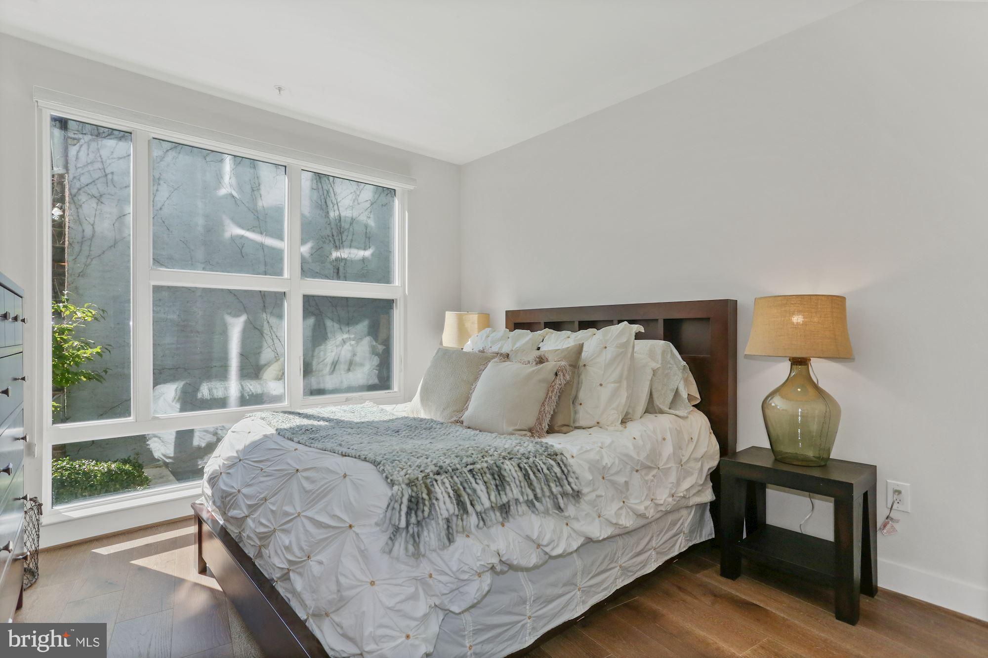 2337 Champlain Street Northwest, Unit 104 Washington, DC 20009 - Photo 22 of 80 Bedroom - Stunning Geometric Wall of Windows!