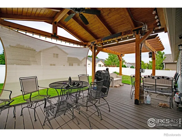 a view of outdoor seating