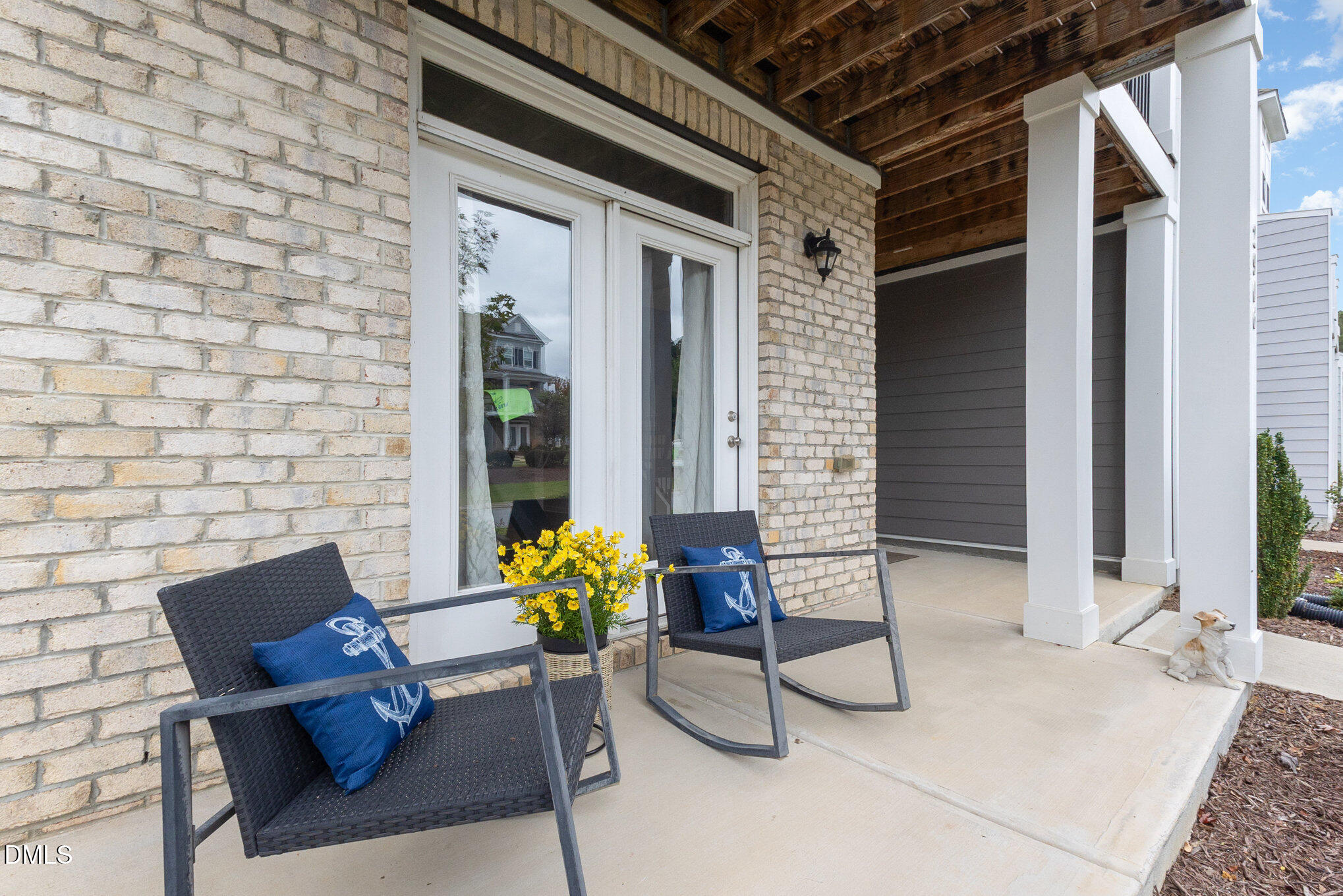 2906 Great Lawn Road Apex, NC 27502 - Photo 14 of 41 a view of two chairs in a patio