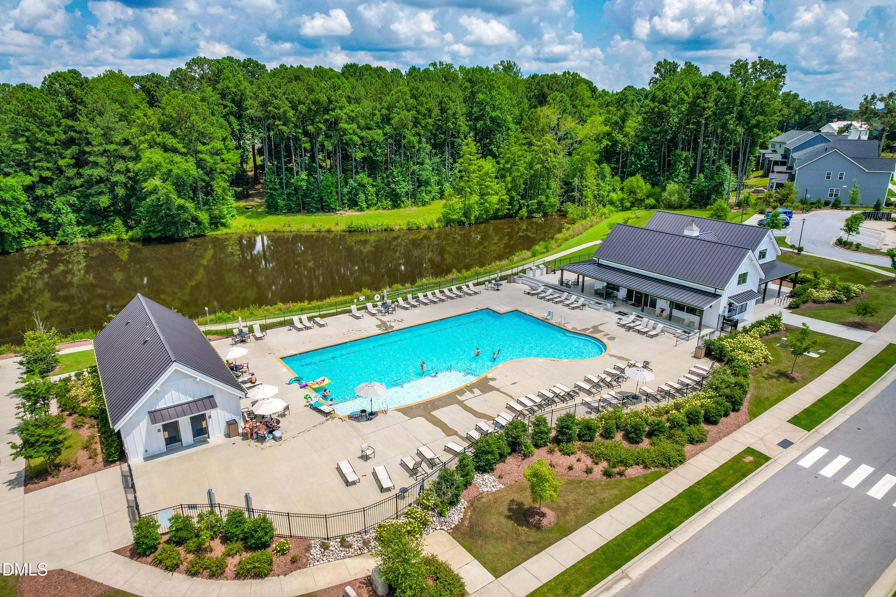 2906 Great Lawn Road Apex, NC 27502 - Photo 37 of 41 an aerial view of a house