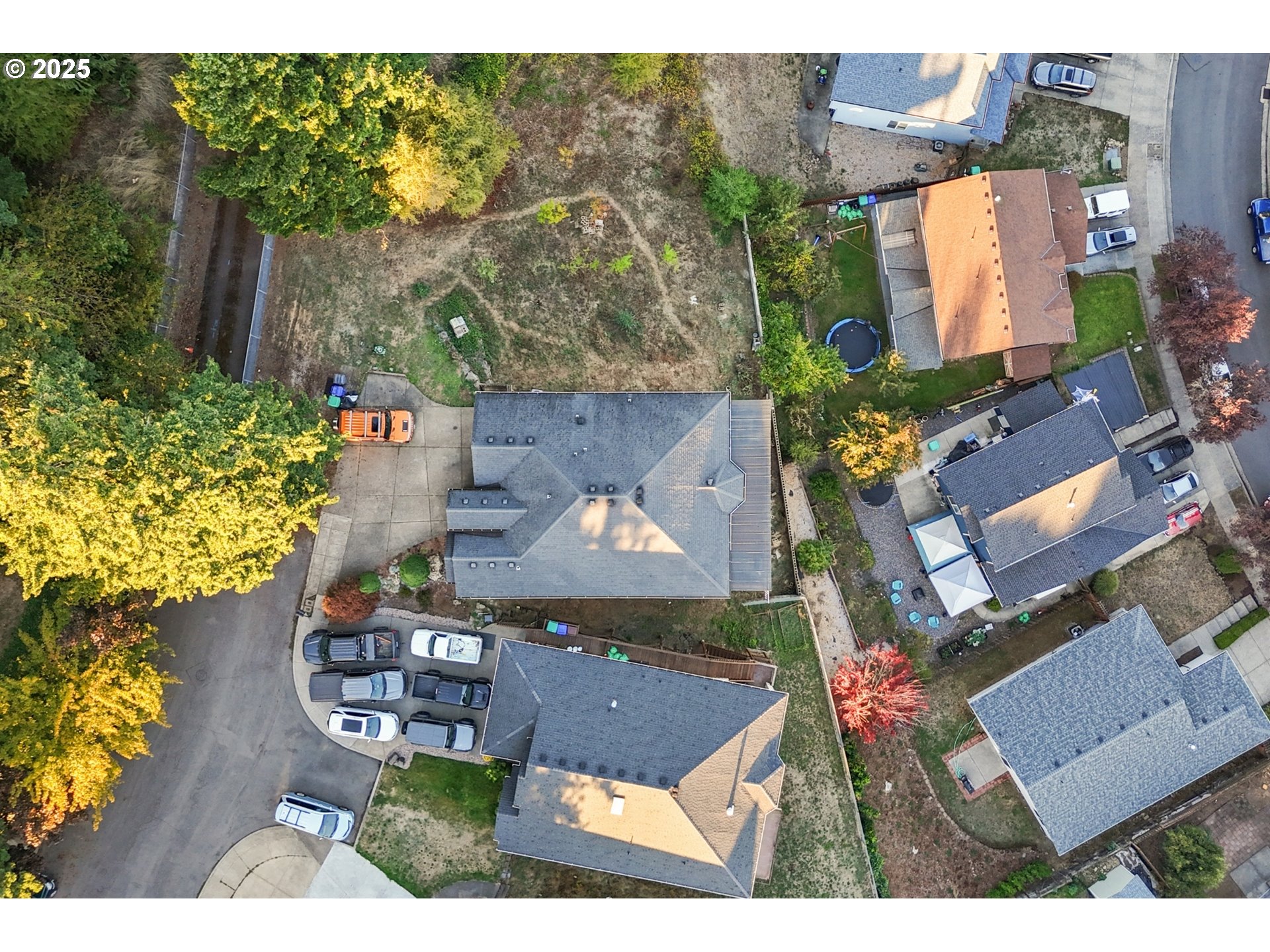 3412 Northwest 1st Street Gresham, OR 97030 - Photo 37 of 40 an aerial view of a house with a garden