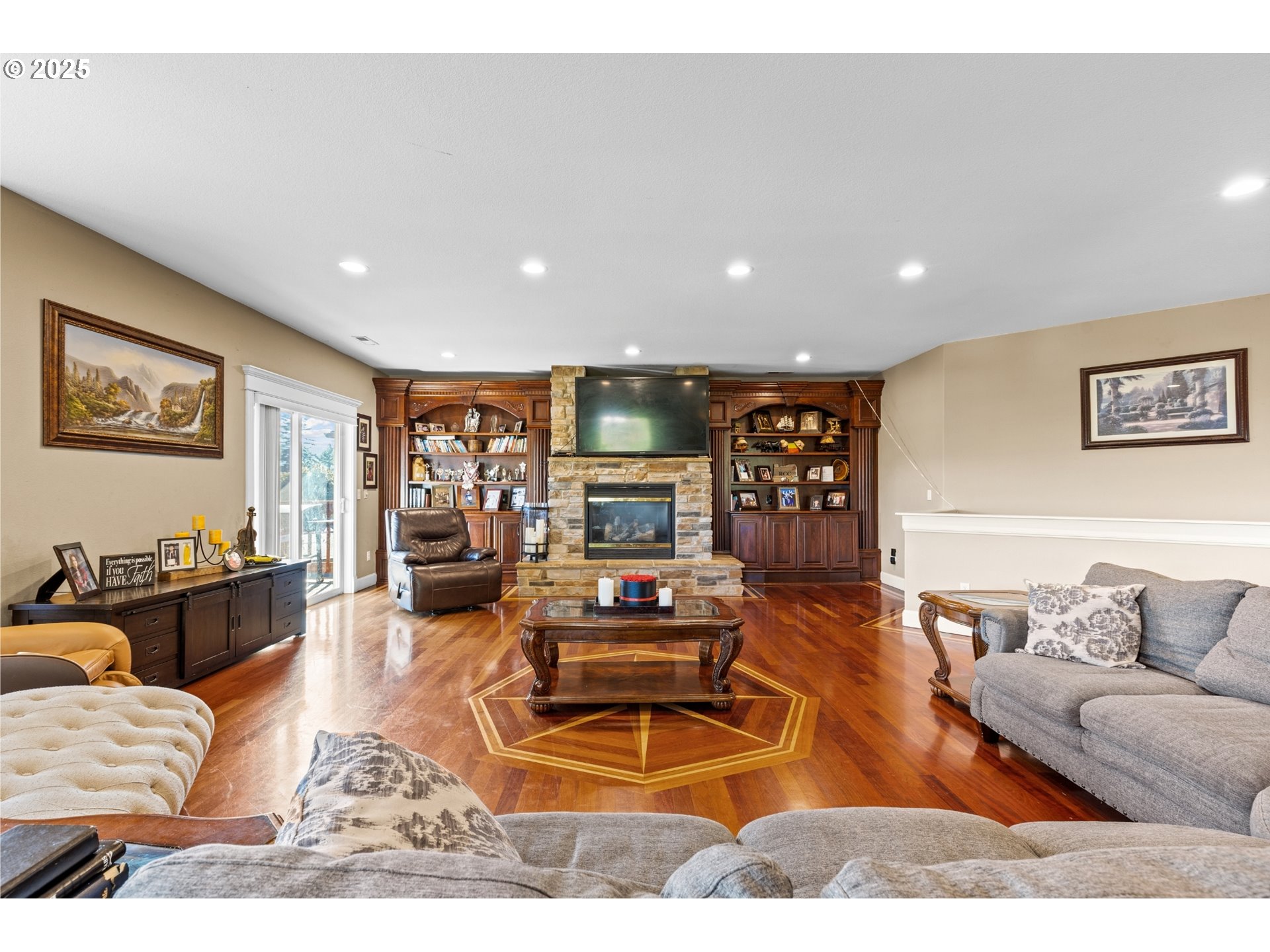 3412 Northwest 1st Street Gresham, OR 97030 - Photo 6 of 40 a living room with furniture and a flat screen tv