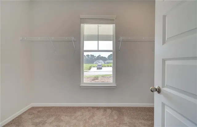 a small space with a window