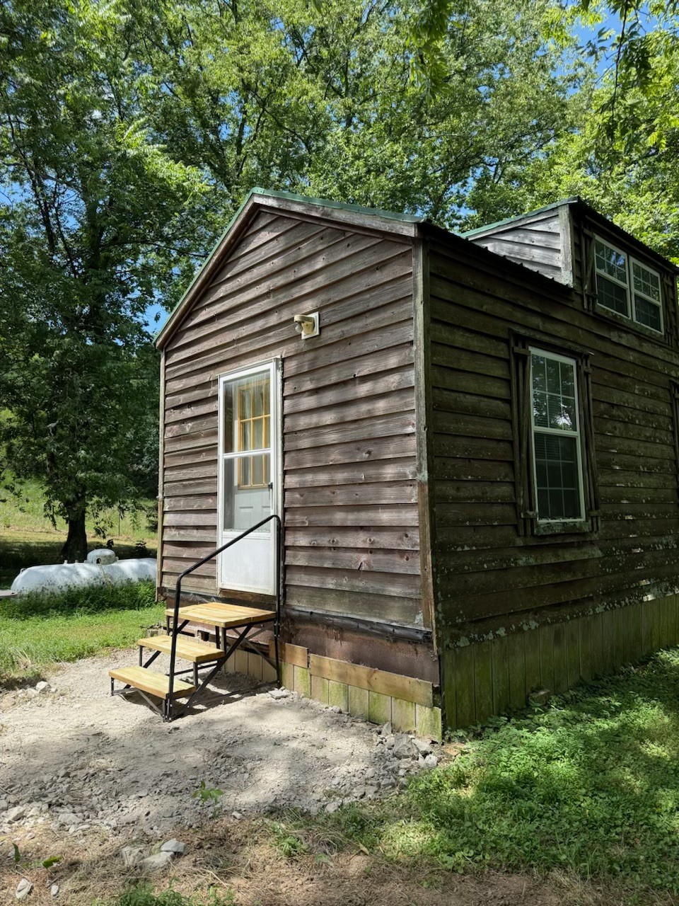 911 Petersburg-Chestnut Ridge Road Petersburg, TN 37144 - Photo 19 of 57 a view of backyard with a small cabin