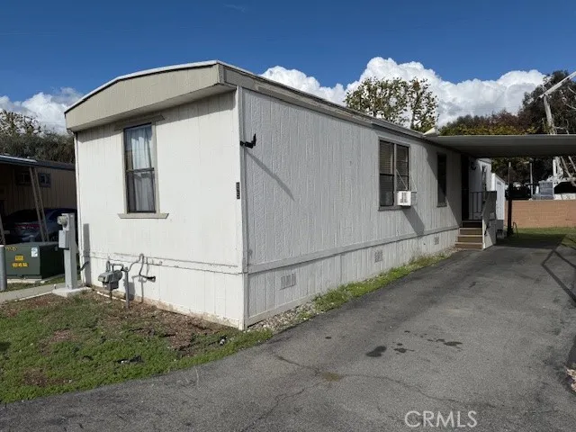 a front view of a house with entryway