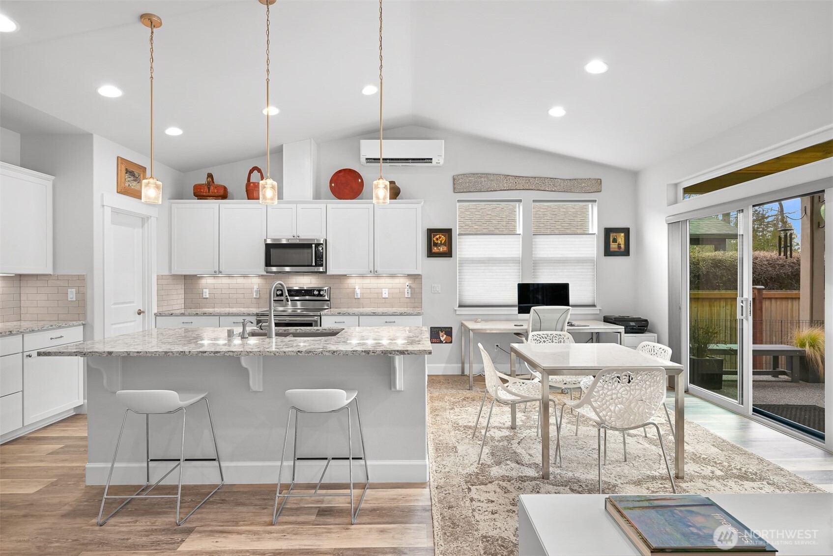 5457 Shields Road Ferndale, WA 98248 - Photo 8 of 39 a large kitchen with a table and chairs