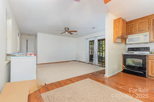 a view of a livingroom with a fireplace