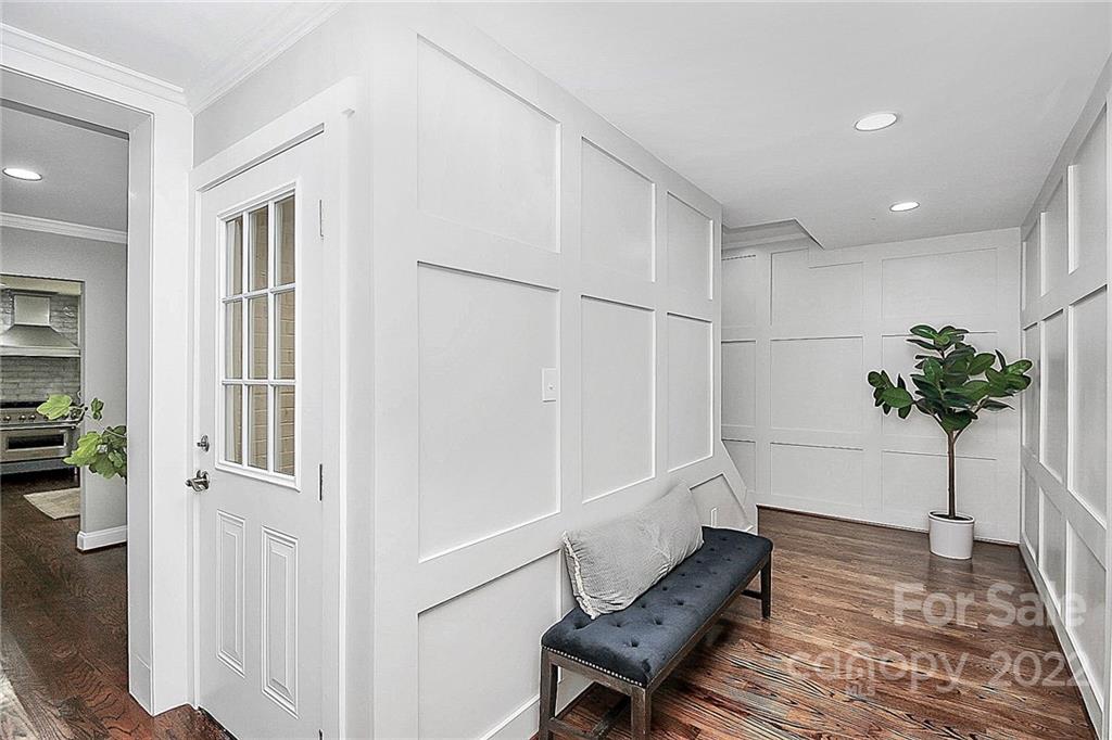 225 Morning Dale Road Matthews, NC 28105 - Photo 31 of 48 a view of entryway with wooden floor