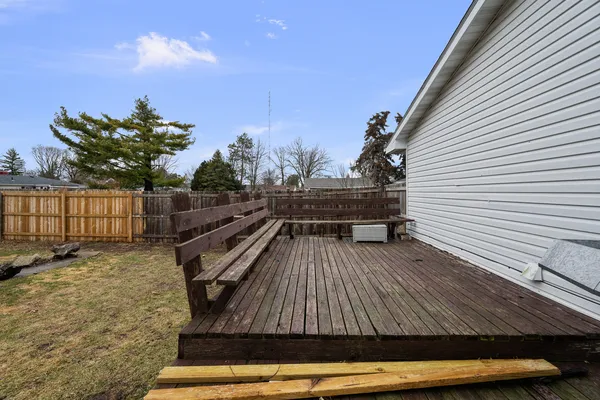 a view of outdoor space with seating space