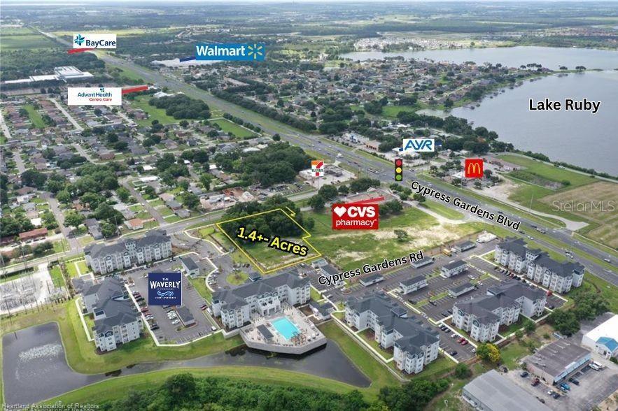 Cypress Gardens Road Winter Haven, FL 33884 - Photo 4 of 13 an aerial view of a city