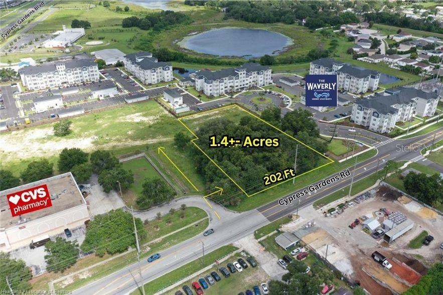 Cypress Gardens Road Winter Haven, FL 33884 - Photo 5 of 13 an aerial view of a tennis court