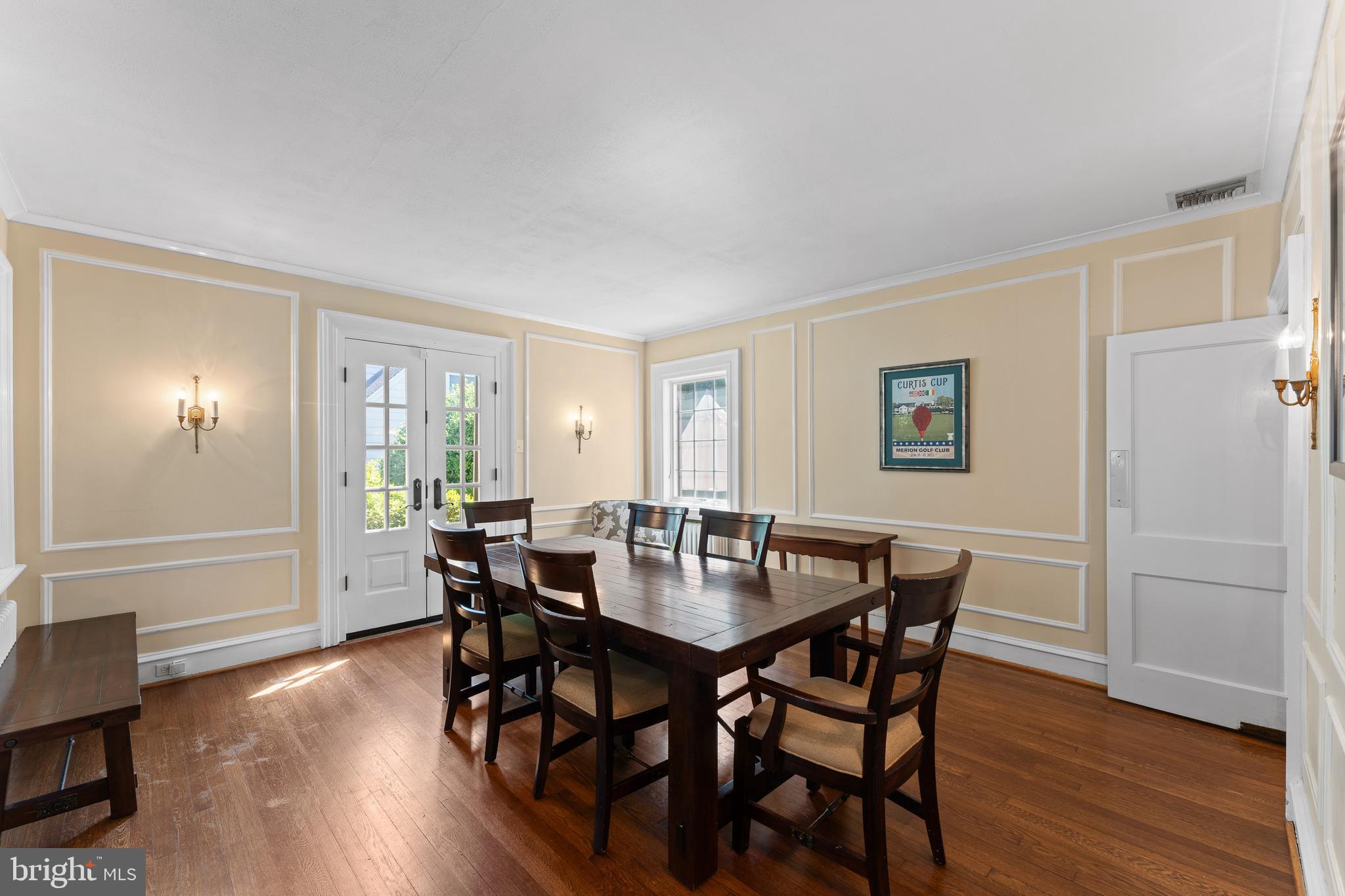 233 Shawnee Road Ardmore, PA 19003 - Photo 8 of 32 Formal dining room with patio access.