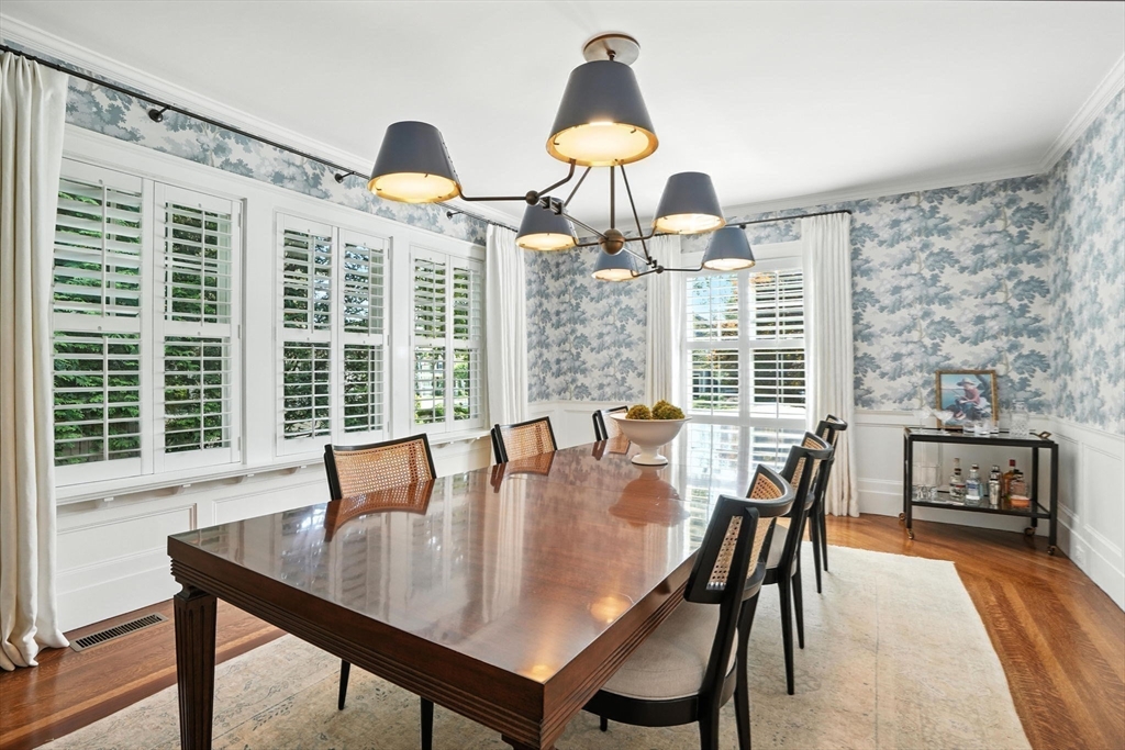 15 Winthrop Road Lexington, MA 02421 - Photo 9 of 39 a view of a dining room with furniture and window